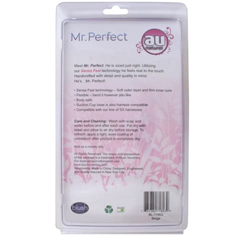 Amazon.com: Blush Novelties Au Naturel Mister Perfect 8.5 Inch ...